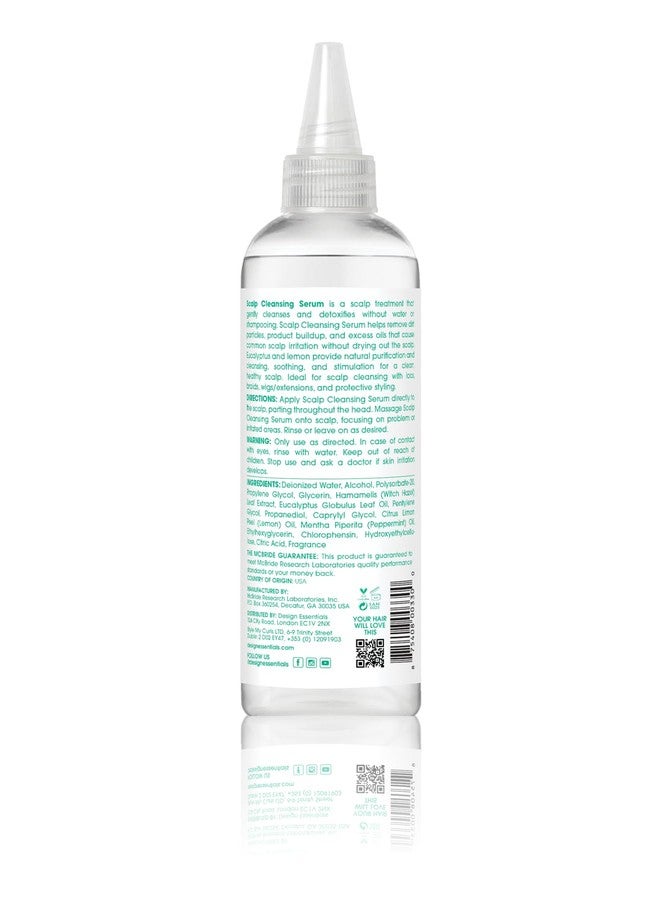 Design Essentials Scalp Cleansing Serum with Eucalyptus, Lemon, Witch Hazel & Peppermint, Scalp Cleanser, 4 fl oz (Pack of 1) - Image 2